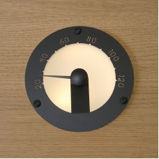 Термометр для сауны Cariitti черный