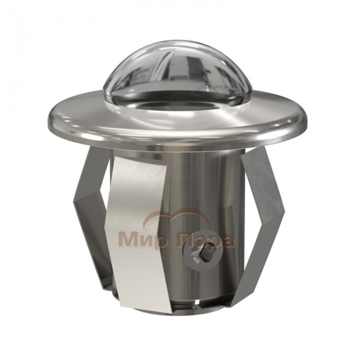 Набор насадок Cariitti CR-05, 6 штук, хром, прозрачная линза