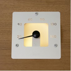 Термометр для сауны Cariitti SQ белый