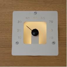 Гигрометр для сауны Cariitti SQ белый