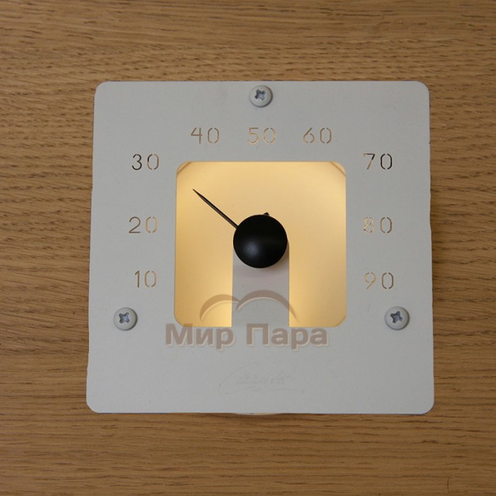 Гигрометр для сауны Cariitti SQ белый