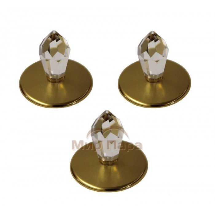 Набор насадок Cariitti CR-12, 3 штуки, золото