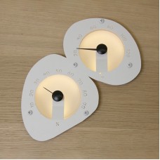 Термометр-гигрометр для сауны Cariitti белый