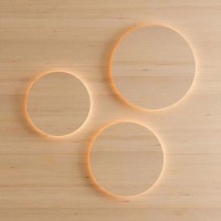 Набор светильников для сауны Cariitti ECLIPSE HEMLOCK 3 SET (3 штуки, хемлок)