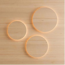 Набор светильников для сауны Cariitti ECLIPSE HEMLOCK 3 SET (3 штуки, хемлок)