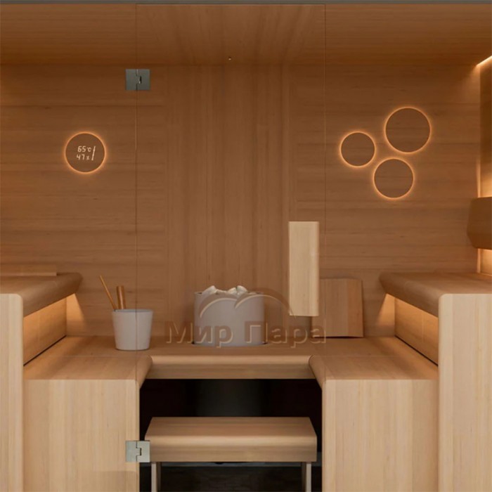 Набор светильников для сауны Cariitti ECLIPSE HEMLOCK 3 SET (3 штуки, хемлок)