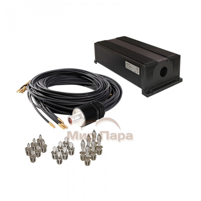 Звездное небо для паровой Cariitti VPL30СT Crystal Star хром, 100 + 18 волокон, синее мерцание