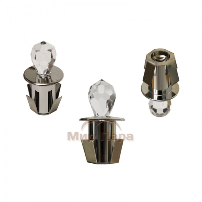 Звездное небо для паровой Cariitti VPL30СT Crystal Star хром, 100 + 18 волокон, синее мерцание