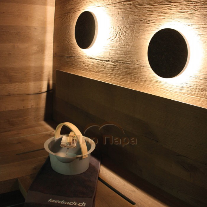 Светильник Licht-2000 Stonelight round Solo 280 мм теплый белый