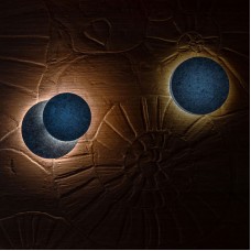 Светильник Licht-2000 Stonelight round Double 195/240 мм теплый белый