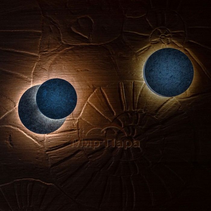 Светильник Licht-2000 Stonelight round Double 195/240 мм теплый белый