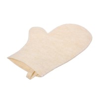 Рукавица для сауны белая Hot Pot