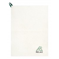 Коврик для бани и сауны с вышивкой «Relax» 38х52см войлок белый