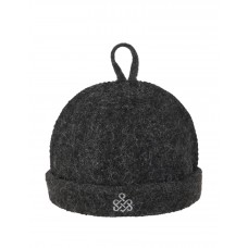 Шапка банная «Докер» с вышивкой, войлок серый