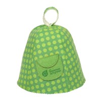 Шапка банная «Горошек»