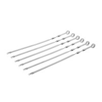 Набор плоских шампуров 45 см, 6 шт в чехле