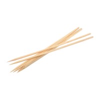 Шампуры бамбуковые 400x6x6 мм, квадратные, 6 штук в ПВХ упаковке