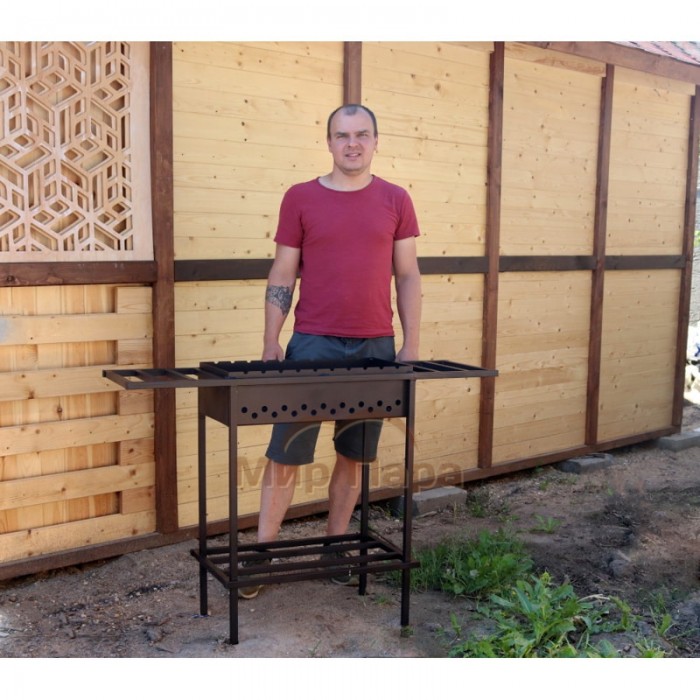 Мангал стационарный ComfortProm Велес, 3 мм