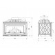 Каминная топка KawMet W15 STANDARD (9.4 kW) Eko