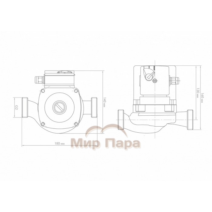 Циркуляционный насос ДЖИЛЕКС ЦИРКУЛЬ 32/80