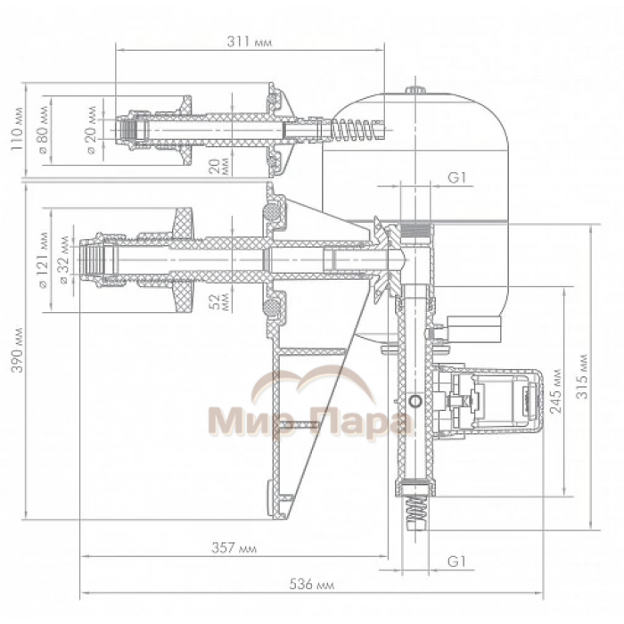Система автоматики для колодца Джилекс БРА