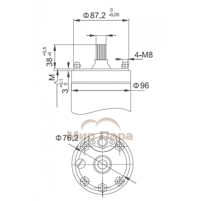 Двигатель скважинного насоса MAXPUMP 1.5kw 400V 4"