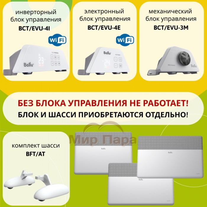 Электрический конвектор Ballu Apollo Transformer BEC/AT-2500