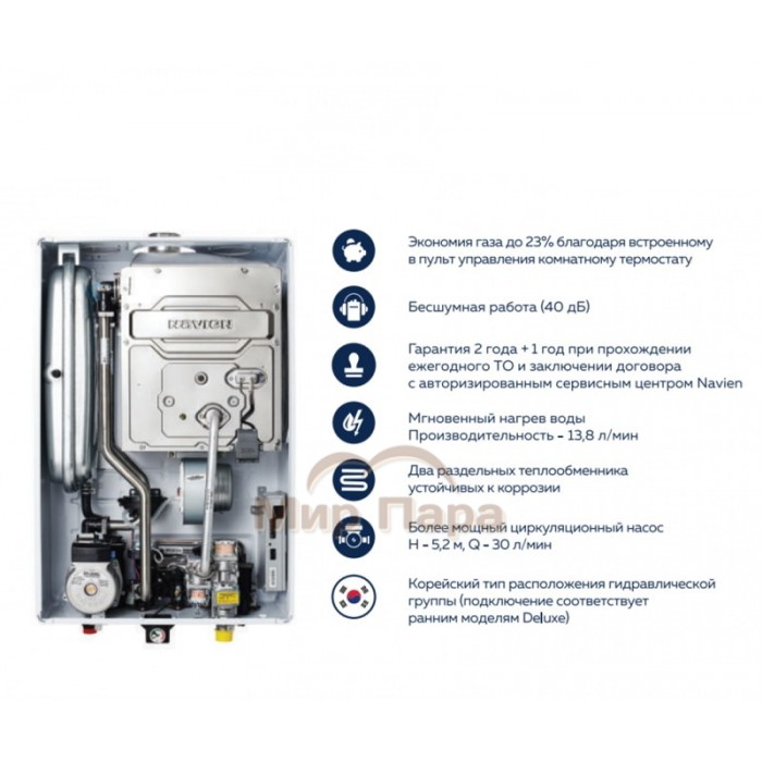 Газовый котёл Navien Deluxe C 24К