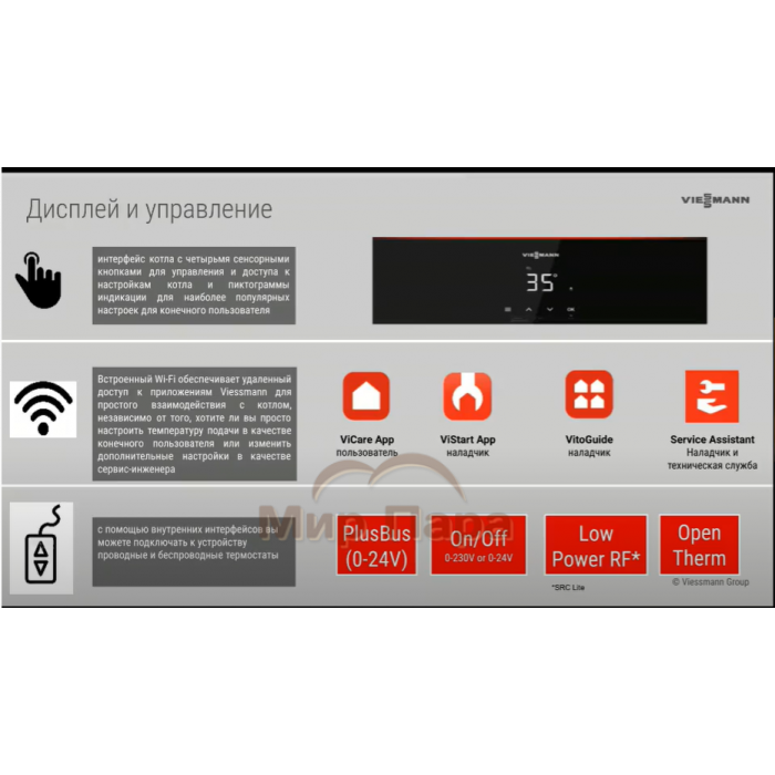 Конденсационный газовый котел Viessmann Vitodens 100 W B1HF 25