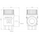 Предохранительный клапан Afriso для бойлеров ГВС MSW, 6 бар, ВР1/2" x ВР3/4" (42 421)