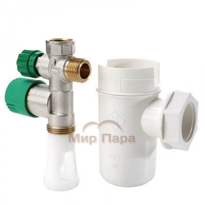 Группа безопасности бойлера Valtec 1/2 + сифон (VT.461.N)