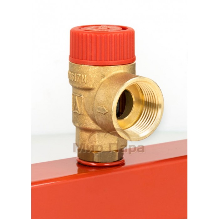 Группа безопасности котла Afriso BSS 50 кВт с предохранительным клапаном MS 3 бар (90 610 00)