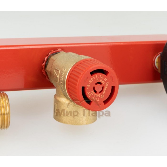 Группа безопасности котла Afriso BSS 50 кВт с предохранительным клапаном MS 3 бар (90 610 00)