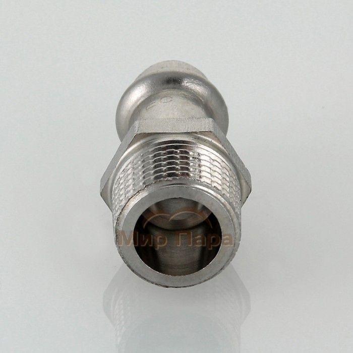 Муфта пресс с наружной резьбой Valtec 15х1/2" (VTi.901.I) Муфта пресс с наружной резьбой Valtec 15х1/2" (VTi.901.I)