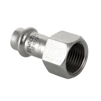 Муфта пресс с внутренней резьбой Valtec 18х3/4" (VTi.902.I) Муфта пресс с внутренней резьбой Valtec 18х3/4" (VTi.902.I)