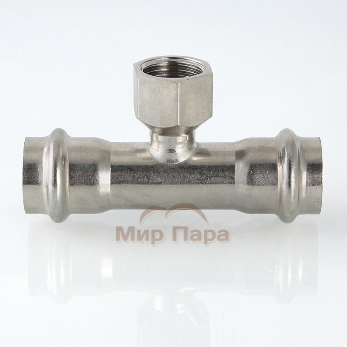 Тройник пресс с внутренней резьбой Valtec 22х1/2" (VTi.932.I)
