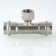 Тройник пресс с внутренней резьбой Valtec 22х1/2" (VTi.932.I)