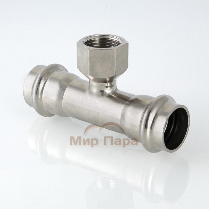 Тройник пресс с внутренней резьбой Valtec 22х1/2" (VTi.932.I)