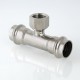 Тройник пресс с внутренней резьбой Valtec 22х1/2" (VTi.932.I)