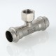 Тройник пресс с внутренней резьбой Valtec 22х1/2" (VTi.932.I)
