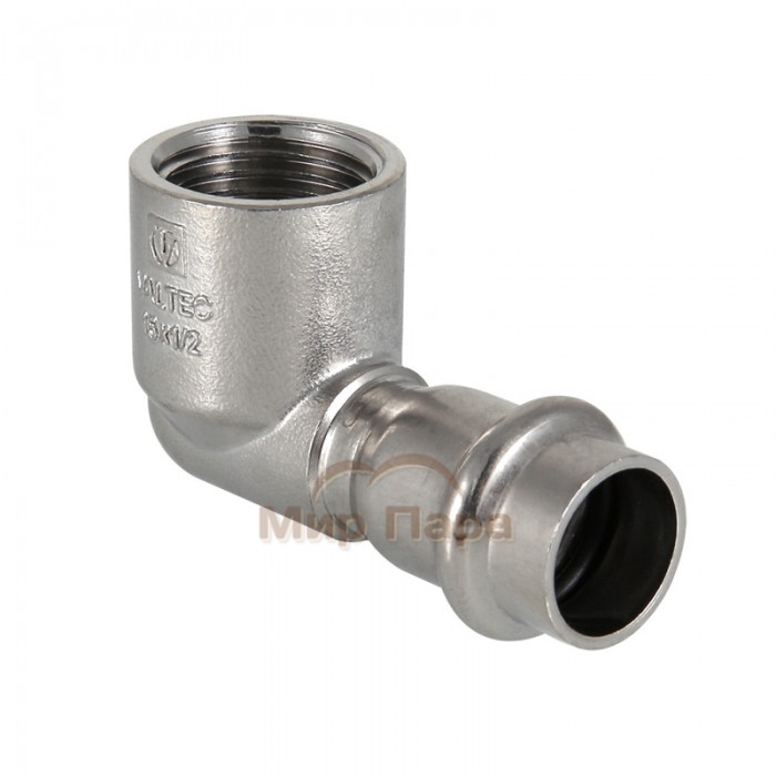 Угольник пресс с внутренней резьбой Valtec 15х1/2" (VTi.952.I) Угольник пресс с внутренней резьбой Valtec 15х1/2" (VTi.952.I)