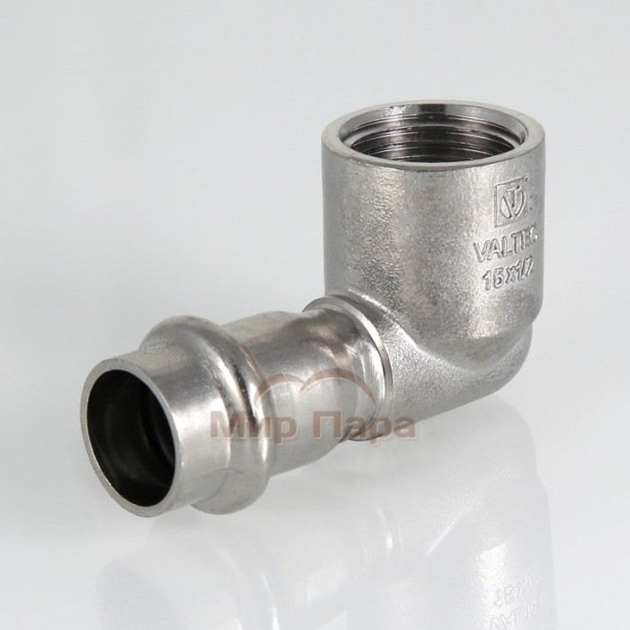 Угольник пресс с внутренней резьбой Valtec 15х1/2" (VTi.952.I) Угольник пресс с внутренней резьбой Valtec 15х1/2" (VTi.952.I)