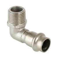 Угольник пресс с наружной резьбой Valtec 35х1" (VTi.953.I) Угольник пресс с наружной резьбой Valtec 35х1" (VTi.953.I)