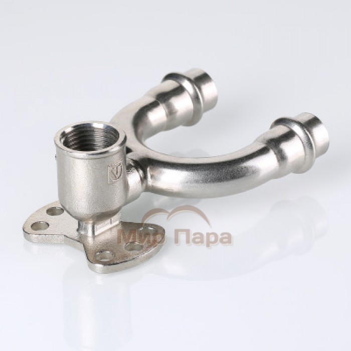 Проходная водорозетка пресс Valtec (VTi.954.DI) 15 мм х 1/2"