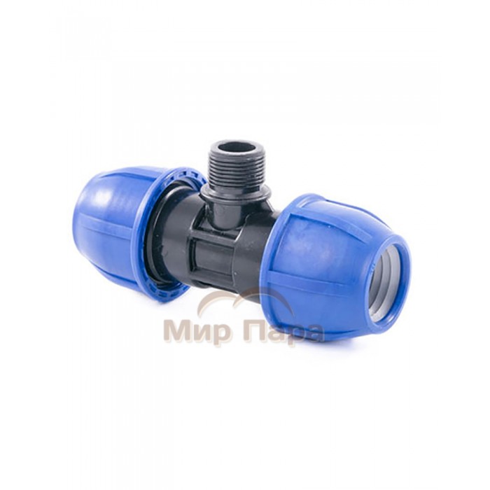 Компрессионный тройник с наружной резьбой РосТурПласт