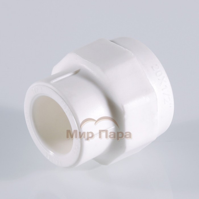 Муфта полипропиленовая с переходом на внутреннюю резьбу Valtec 32х1/2" (VTp.702.0) Муфта полипропиленовая с переходом на внутреннюю резьбу Valtec 32х1/2" (VTp.702.0)