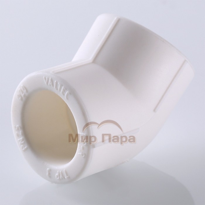 Угольник полипропиленовый 45° Valtec 32 мм (VTp.759.0)