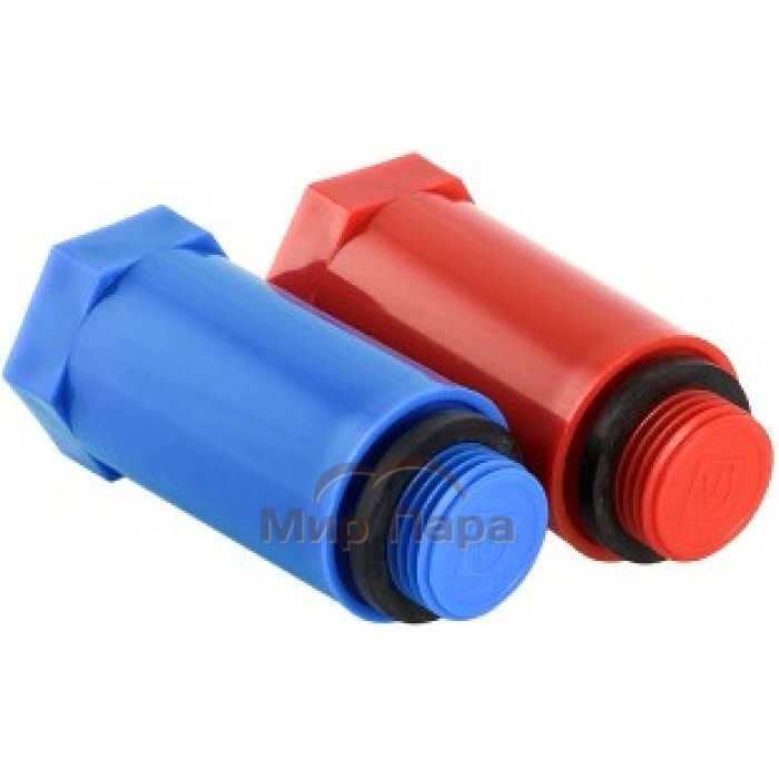 Комплект длинных полипропиленовых пробок с резьбой Valtec 1/2"