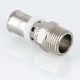 Муфта пресс с переходом на наружную резьбу Valtec 16х3/4" (VTm.201.N)
