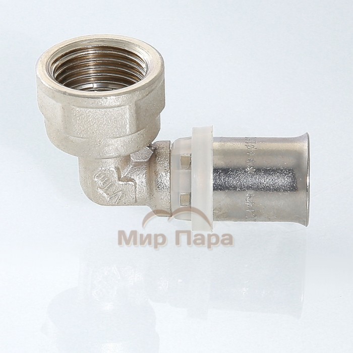 Угольник пресс с переходом на внутреннюю резьбу Valtec 26х3/4" (VTm.252.N)